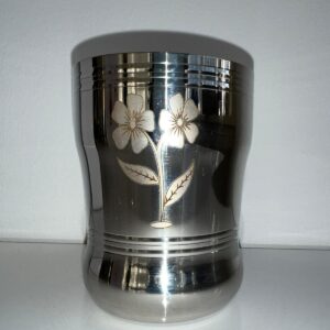 Stainless Steel Glas (bewerkt)