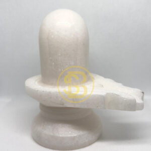 Witte Marmer Shivling